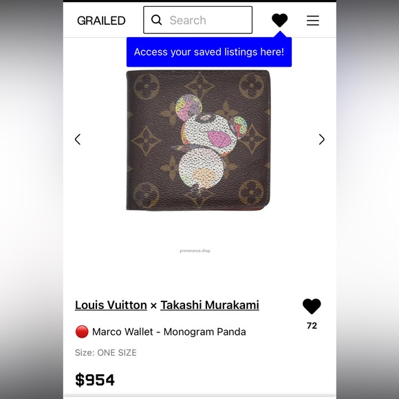 Louis Vuitton x Takashi Murakami Monogram Panda BiFold Wallet *$925 on Grailed. - Picture 2 of 8